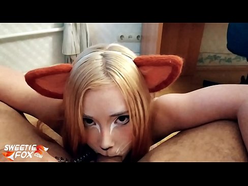 ❤️ Kitsune llyncu dick a cum yn ei cheg ❤❌ Fideo ffycin  wrthon ni ❌️